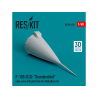 ResKit avion RSU48-0429 NEZ F-105G,D THUNDERCHIEF AVEC TUBE DE PITOT POUR KIT HOBBYBOSS IMPRIMÉ EN 3D 1/48