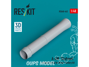 ResKit avion RSU48-0443 Buse d'échappement A-4M « SKYHAWK » pour kit Magic Factory impression 3D 1/48