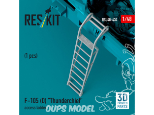 ResKit avion RSU48-0434 Échelle d'accès F-105D « THUNDERCHIEF » 1 pièce imprimée en 3D 1/48