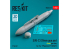 ResKit kit armement Avion RS48-0471 SUU-23 20MM GUN POD FERMÉ GUN BAY POUR F-4 PHANTOM II USAF 1 PCS IMPRIMÉ 3D1/48