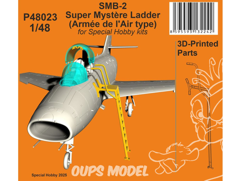 Special Hobby 3D Print P48023 Échelle Super Mystère SMB-2 (type Armée de l'Air) pour kits Special Hobby 1/48