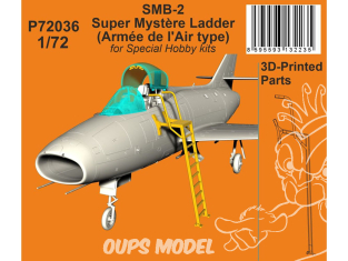 Special Hobby 3D Print militaire P72036 Échelle Super Mystère SMB-2 type Armée de l'Air pour kits Special Hobby 1/72
