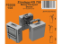 Special Hobby 3D Print militaire P35036 Caisses de transport métalliques Zündapp KS 750 pour kit Academy 1/35