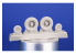 CMK kit resine 7519 Roues E-2 Hawkeye pour Heller 1/72