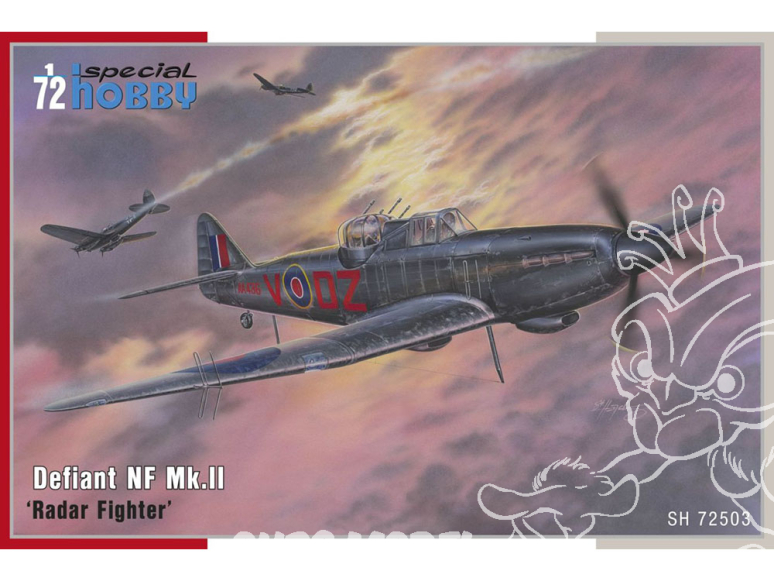 Special Hobby maquette avion 72503 Defiant NF Mk.II « Radar Fighter » 1/72
