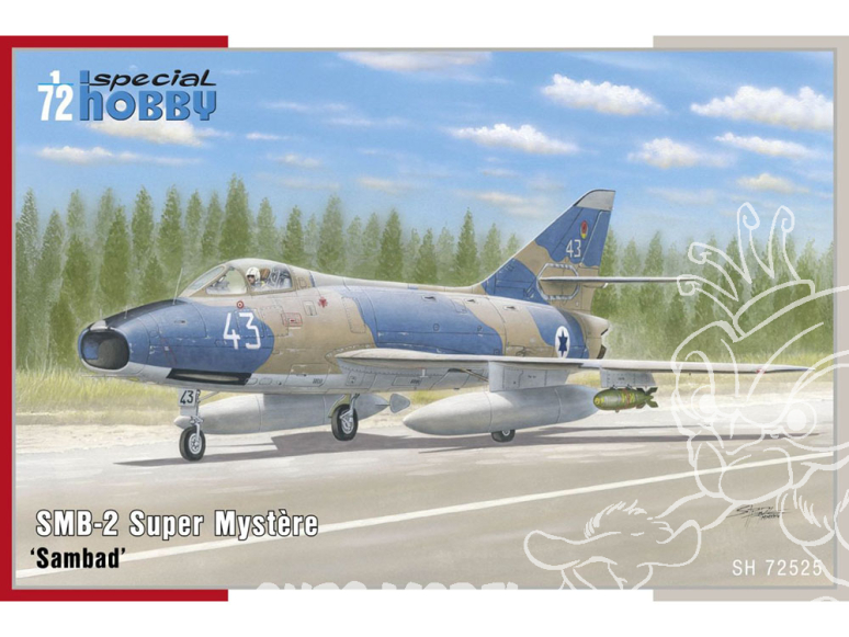 Special Hobby maquette avion 72525 SMB-2 Super Mystère ‘Sambad’ 1/72