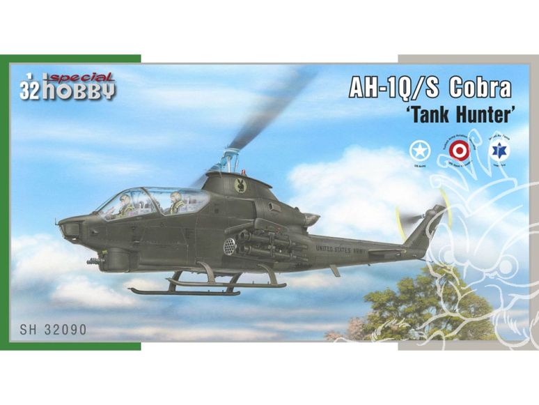 Special Hobby maquette helico 32090 Chasseur de chars AH-1Q/S Cobra 1/32