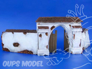 Plus Model 110 Portail de village 1/35