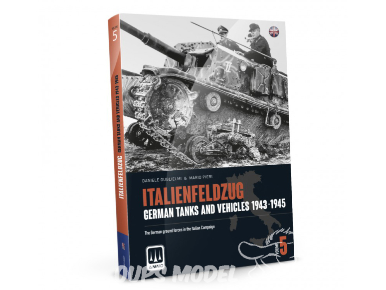 MIG Librairie 6305 ITALIENFELDZUG - Chars et véhicules Allemands 1943 - 1945 Vol.5 en Anglais