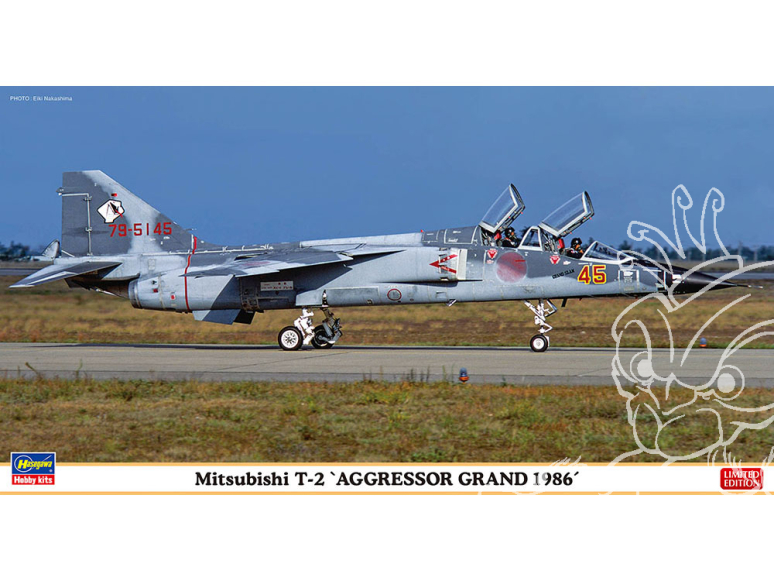 Hasegawa maquette avion 07543 Mitsubishi T-2 « Aggressor GRAND 1986 » 1/72
