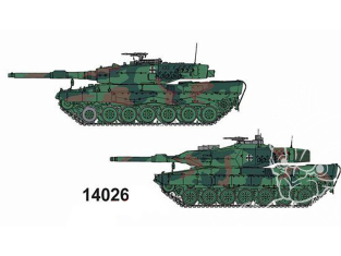 Dragon maquette militaire 14026 Leopard 2A4 + Leopard 2A5 - Panzer Korps 1/144
