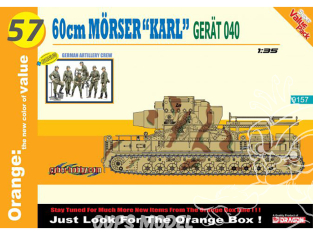 Cyber-Hobby maquette militaire 9157 60cm Morser "Karl" Gerat 040 + figurines 1/35