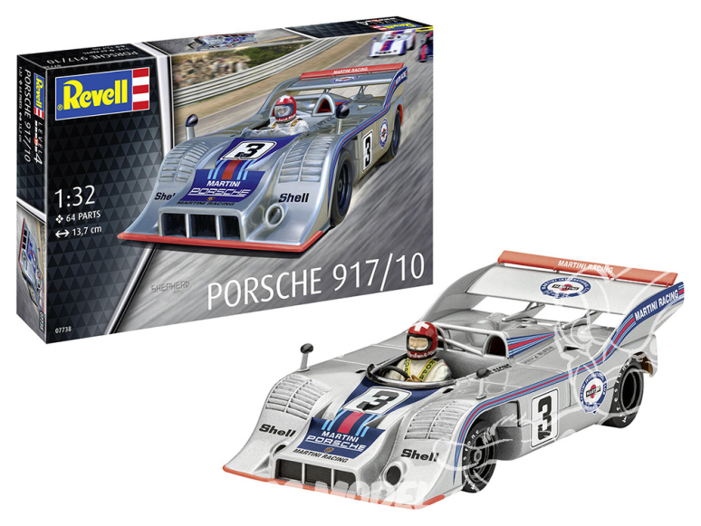 Revell maquette voiture 07738 Porsche 917/10 série CanAm 1/32