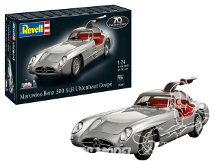 Revell maquette voiture 05633 Gift Set Mercedes-Benz 300 SLR 70e anniversaire avec accessoires de base 1/24