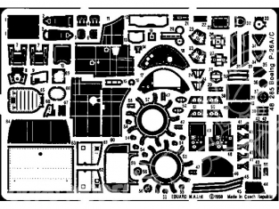 EDUARD photodecoupe avion 48265 P-26A/C Peashoper 1/48