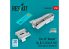 ResKit avion RSU48-0388 F/A-18 HORNET A, B, C, D et CF-18 PORTES DE ROUES POUR KIT KINETIC IMPRIMÉ EN 3D 1/48