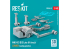 ResKit kit RSK48-0008 CHARIOT ÉLÉVATEUR MHU-83 D/E Late POSITION DE CHARGEMENT Bas IMPRIMÉ EN 3D 1/48