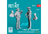 ResKit Figurine RSF48-0073 F-105F, G THUNDERCHIEF PILOTES HOMMES EN POSITION DEBOUT TYPE 2 2 PIÈCES IMPRIMÉES EN 3D 1/48