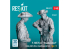 ResKit Figurine RSF48-0072 F-105F, G THUNDERCHIEF PILOTES HOMMES EN POSITION DEBOUT TYPE 1 2 PIÈCES IMPRIMÉES EN 3D 1/48