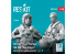 ResKit Figurine RSF48-0080 Pilotes CH-53E Super Stallion et MH-53E Sea Dragon position debout Type 1 2 pièces imprimées 3D 1/48