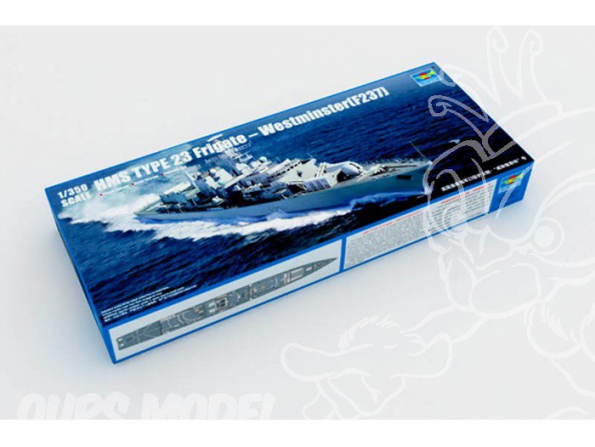 Trumpeter maquette bateau 04546 FREGATE BRITANNIQUE TYPE 23 HMS WESTMINSTER (F237) 1/350