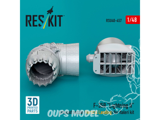 ResKit avion RSU48-0457 Buse d'échappement F-35B Lightning II pour atterrissage vertical pour kit Italeri imprimé en 3D 1/48