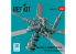 ResKit hélico RSU48-0351 Rotor de queue Sea King à 5 pales pour kit Airfix et Hasegawa imprimé en 3D 1/48