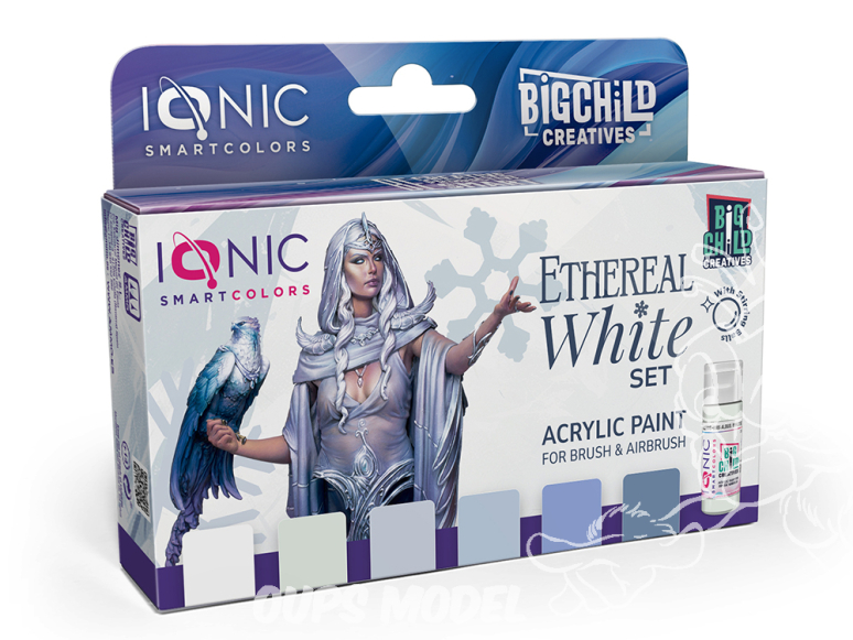 MIG peinture IONIC 0503 Set Blanc Ethéré 6 x 20ml