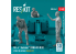 ResKit Figurine RSF48-0061 Conducteur et aviateurs du brouilleur MJ-4 MHU-83 B/E, scène 2, 3 pièces imprimées en 3D 1/48