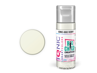 IONIC MIG peinture acrylique 0002 Ivoire - Ivory 20ml