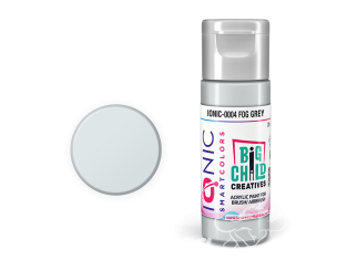 IONIC MIG peinture acrylique 0004 Gris brouillard - Fog Grey 20ml