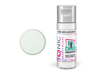 IONIC MIG peinture acrylique 0005 Blanc Albus - Albus White 20ml