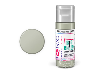 IONIC MIG peinture acrylique 0007 Gris pont - Deck grey 20ml