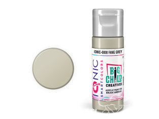IONIC MIG peinture acrylique 0008 Gris croc - Fang grey 20ml