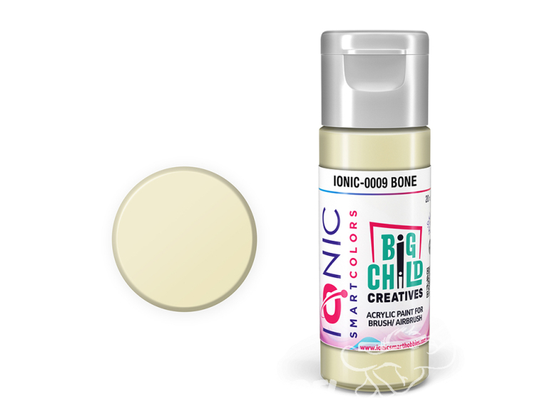 IONIC MIG peinture acrylique 0009 Os - Bone 20ml
