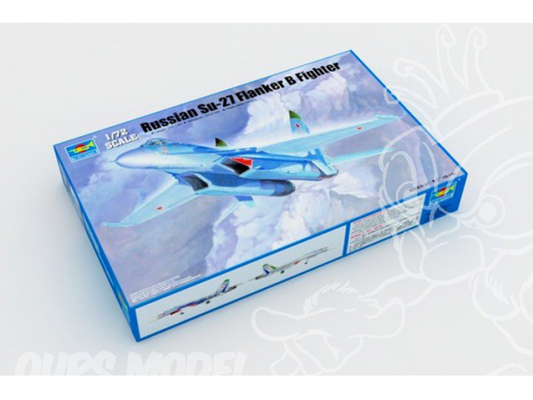 Trumpeter maquette avion 01660 SUKHOI Su-27 Flanker B CHASSEUR RUSSE 1/72