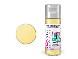 IONIC MIG peinture acrylique 0013 Jaune Glace - Ice Yellow 20ml