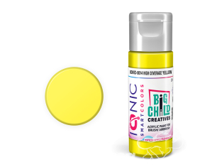 IONIC MIG peinture acrylique 0014 Jaune très couvrant - High Coverage Yellow 20ml