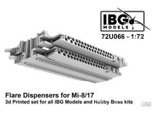 IBG maquette Hélicoptére 72U066 Lanceurs de fusées éclairantes pour Mi-8/17 1/72