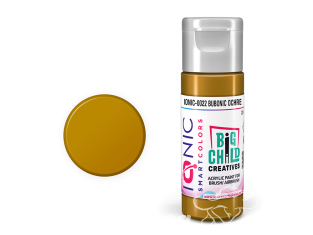 IONIC MIG peinture acrylique 0022 Ocre bubonique - Bubonic Ochre 20ml