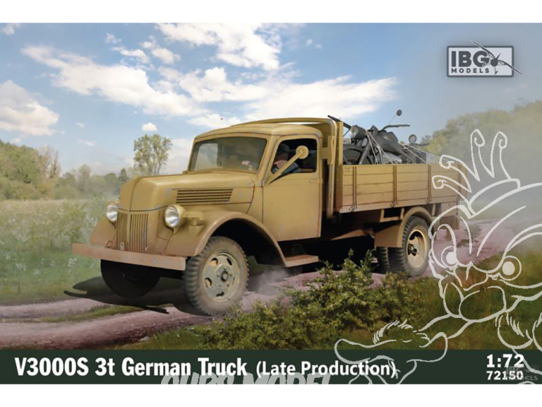 IBG maquette militaire 72150 Camion allemand Ford V3000 3t Late production 1/72