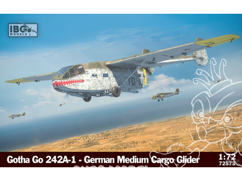IBG maquette avion 72573 Planeur cargo moyen allemand Gotha Go-242A-1 1/72