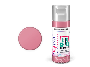 IONIC MIG peinture acrylique 0037 Rouge ancien - Old Red 20ml