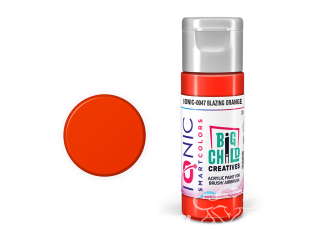 IONIC MIG peinture acrylique 0047 Orange brûlant - Blazing Orange 20ml