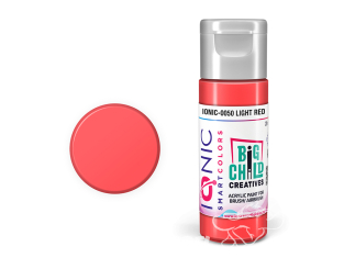 IONIC MIG peinture acrylique 0050 Rouge clair - Light Red 20ml