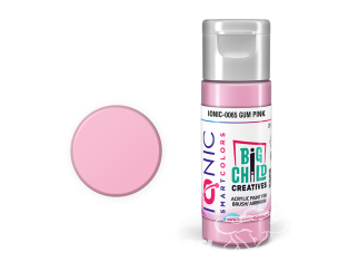 IONIC MIG peinture acrylique 0065 Rose Gomme - Gum Pink 20ml