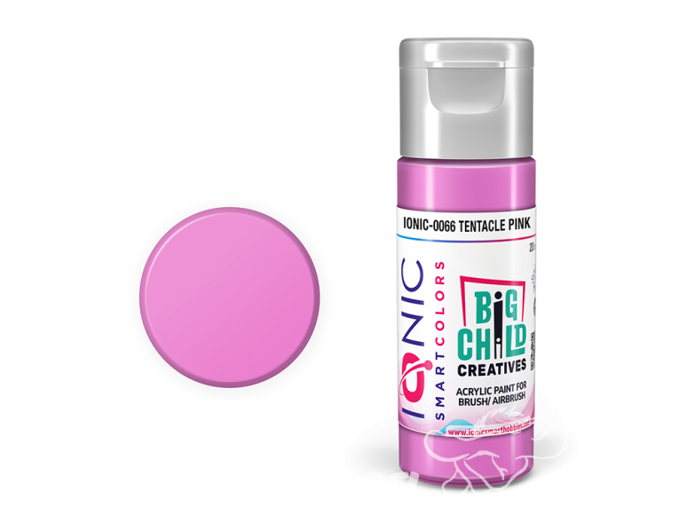 IONIC MIG peinture acrylique 0066 Rose tentacule - Tentacle Pink 20ml