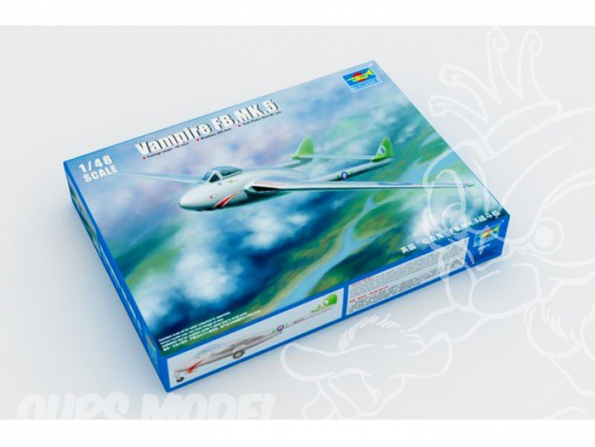 Trumpeter maquette avion 02874 De HAVILLAND VAMPIRE F Mk.5 1/48