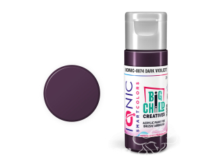 IONIC MIG peinture acrylique 0074 Violet foncé - Dark Violet 20ml