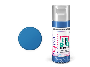 IONIC MIG peinture acrylique 0089 Bleu Méditerranée - Mediterranean Blue 20ml